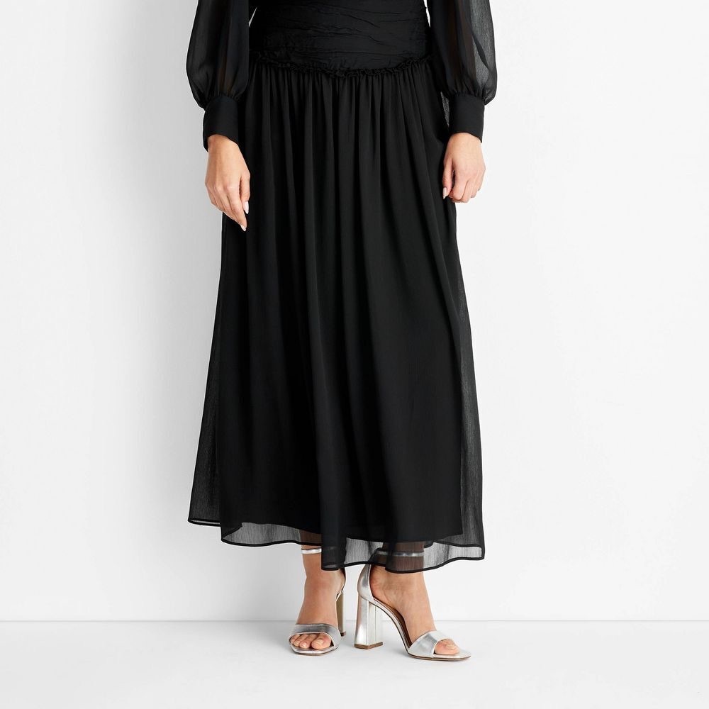 Target Elegant Black Full Skirt